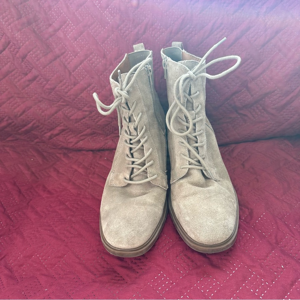 Lucky‎ Brand Diedrah Leather Suede Boots Size 9 1/2 M